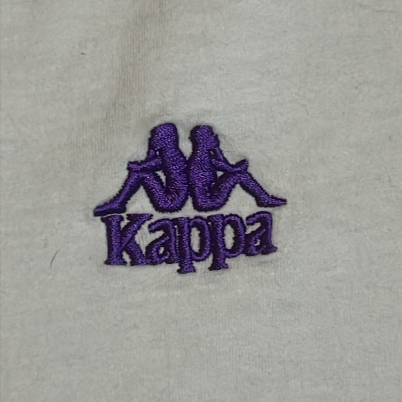 Kappa White and Purple T-Shirt sz L - Picture 3 of 8